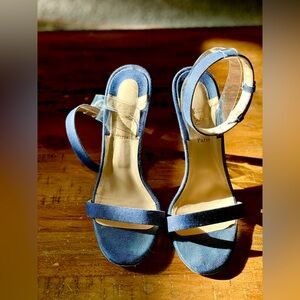 Denim ankle strap Louboutins